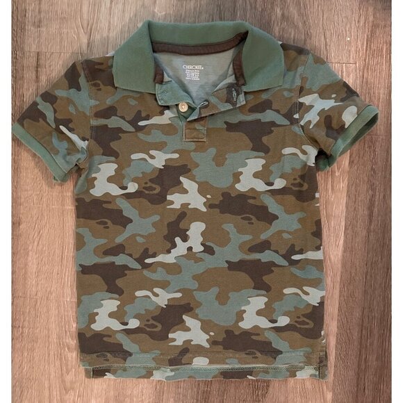 Cherokee Other - Cherokee green camo polo youth XS